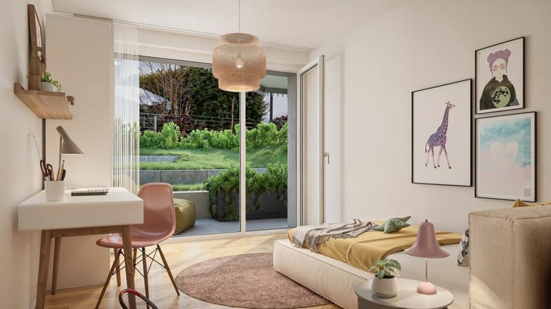 Progetto di costruzione Meienberg Twins - appartamento di giardino attraente (6)