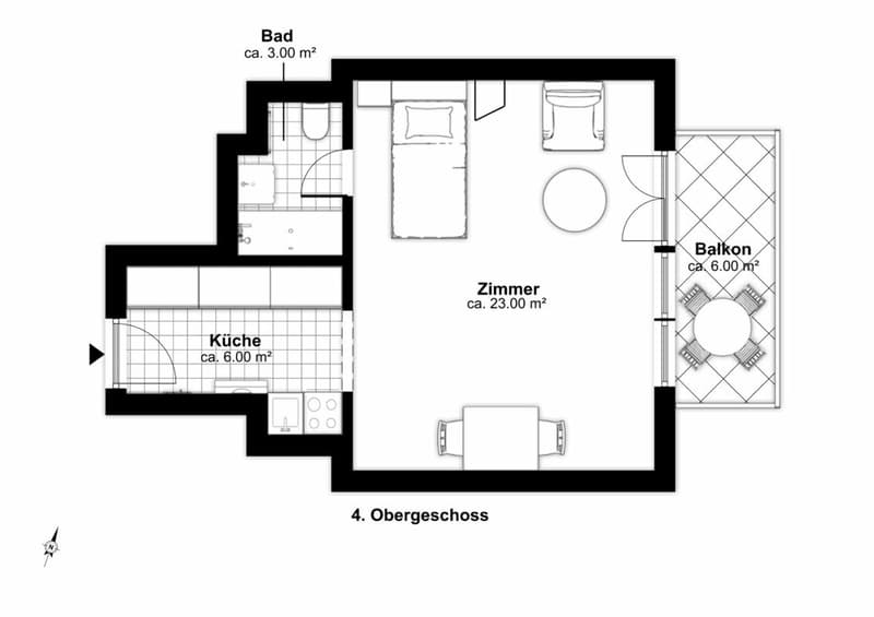 1-Zimmer Wohnung - Wohnen mit Perspektive (10)