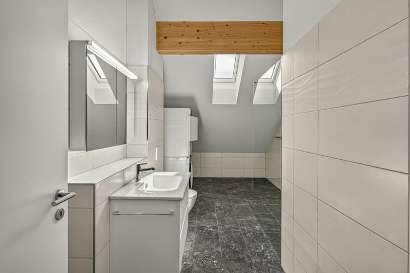 Dusche/WC mit Waschturm