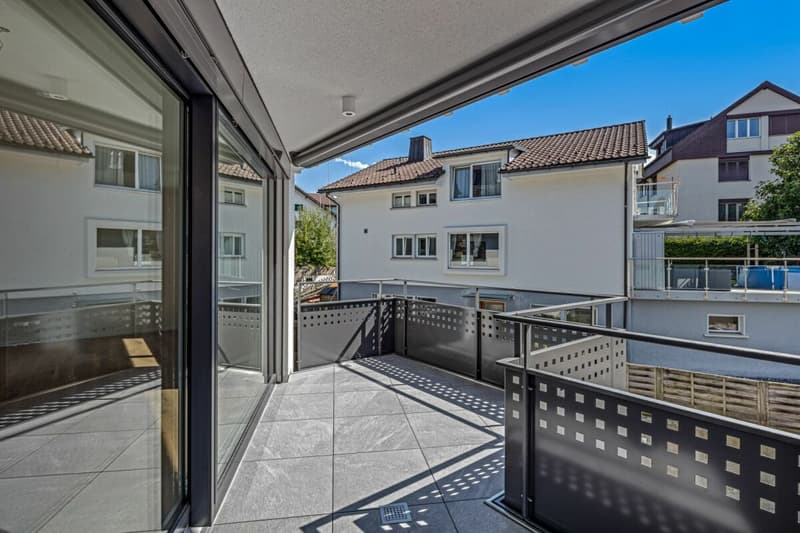 Sonniger Balkon