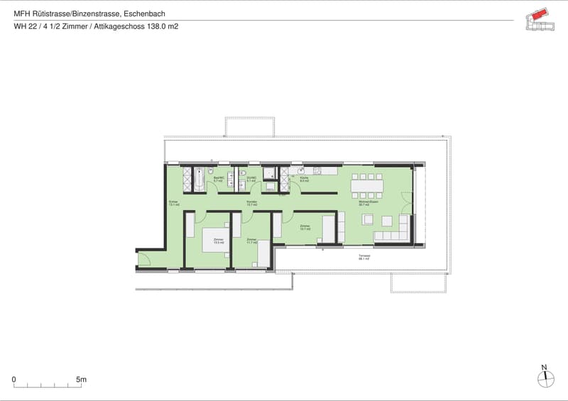 Grundrissplan Wohnung