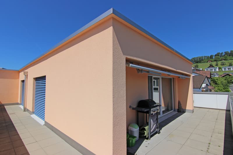 Sonnige Terrasse