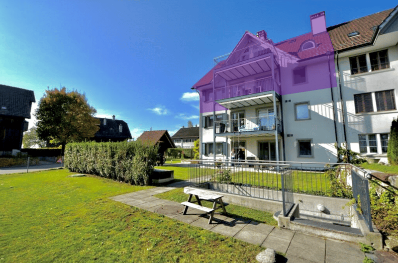 5.5-Zimmer-Dachmaisonettewohnung: grosszügige Wohnoase mit Stil, Charme und Charakter! (2)