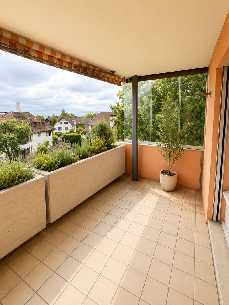 Helle Wohnung mit Balkon und schöner Aussicht (7)