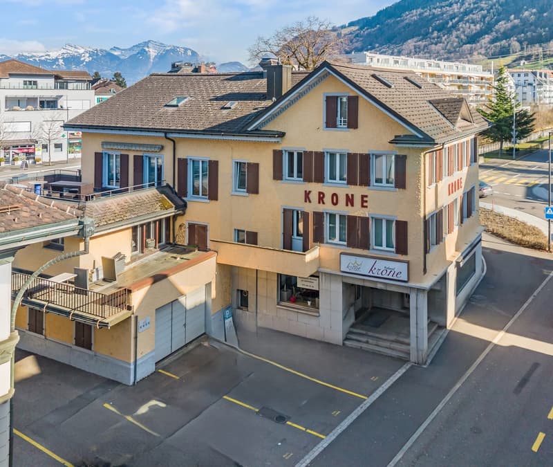 Grosszügige Gastronomieliegenschaft mit Terrasse, Eventsaal und Gästezimmer (1)