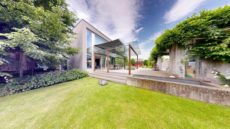 Geplagte Gartenanlage