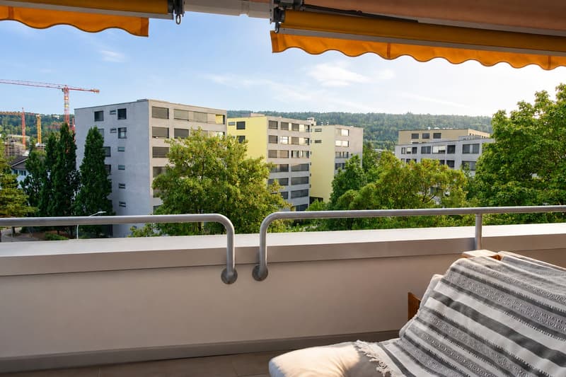 Sonnige Attikawohnung mit grosser Terrasse und Weitsicht im beliebten Zürich-Schwamendingen (3)