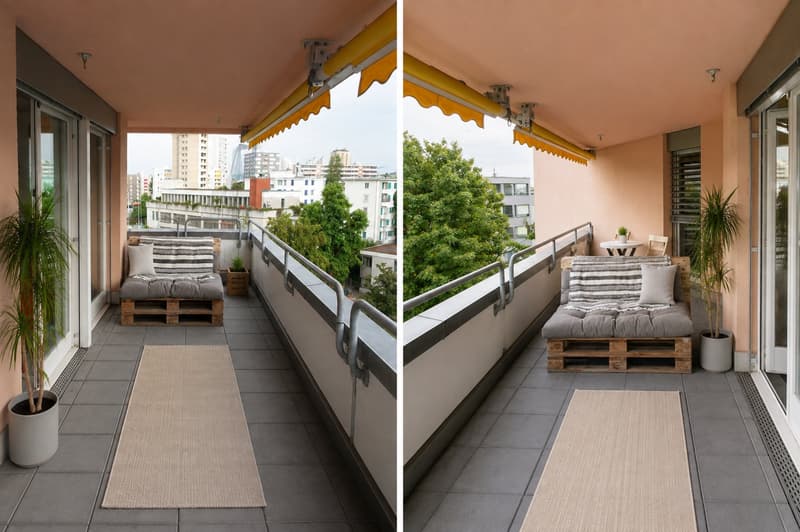 Sonnige Attikawohnung mit grosser Terrasse und Weitsicht im beliebten Zürich-Schwamendingen (4)