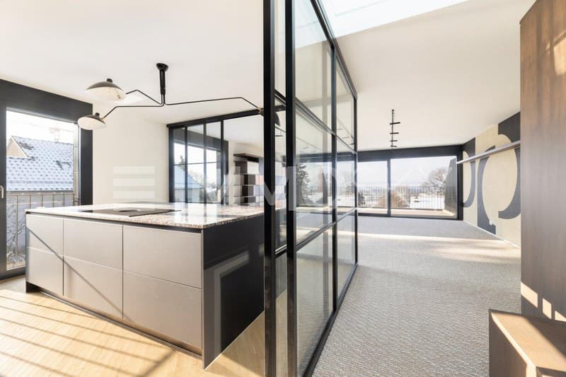 Designküche im Licht – Transparenz trifft Eleganz