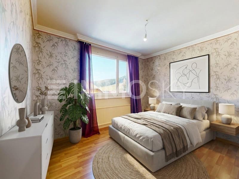 Chambre parentale home staging