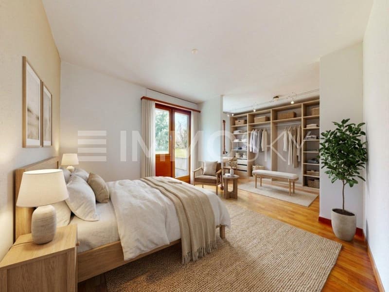 Chambre parentale homestaging