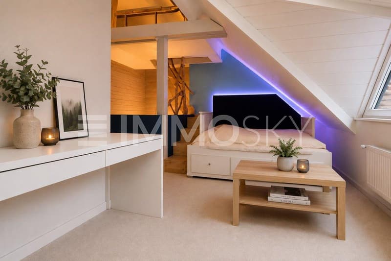 Traumhaftes Dachzimmer