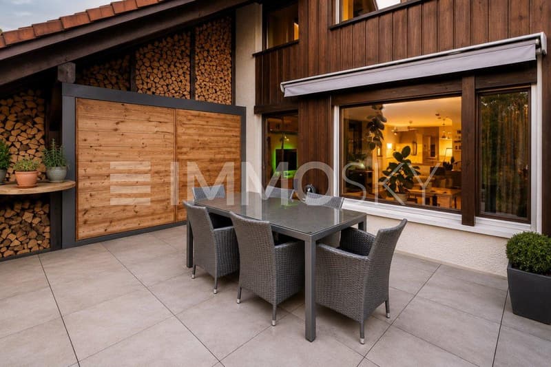Gemütlicher Balkon für entspannte Abende