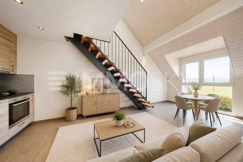 Bes espace de vie avec vue HOMESTAGING