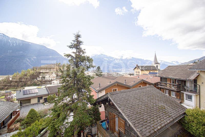 Belle vue sur le village