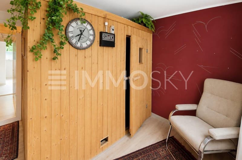 Private Sauna mit Vorraum