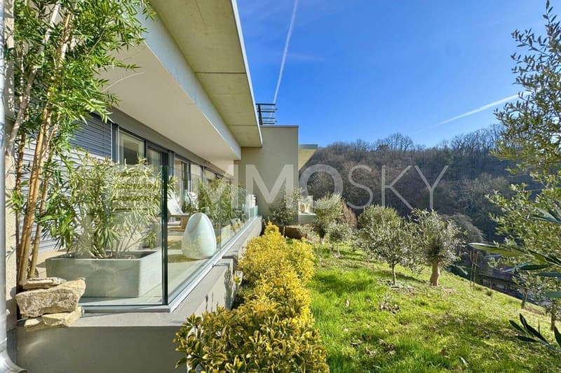 Accès au jardin privé