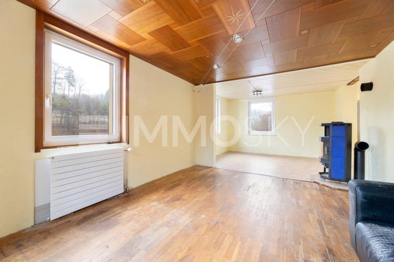 Offenes Wohn- und Esszimmer