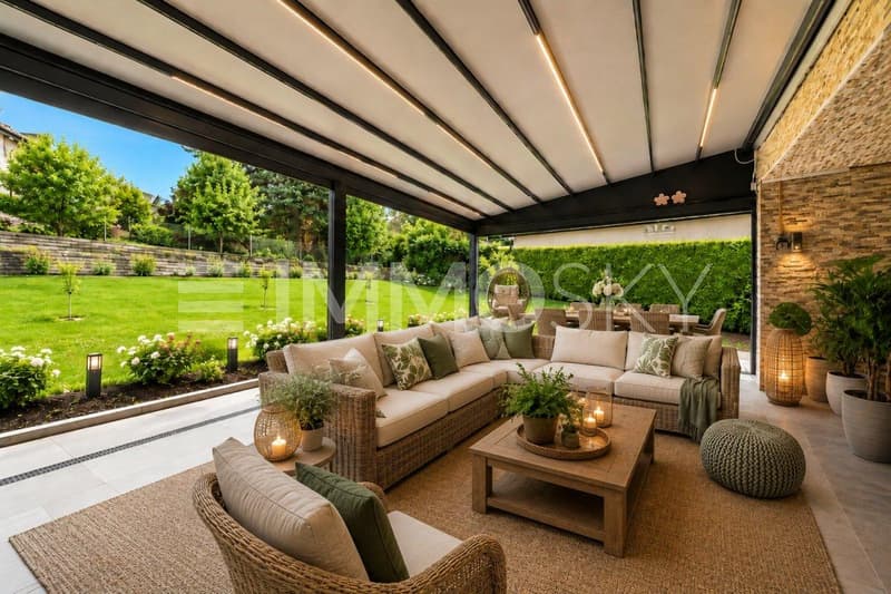 Agréable pergola pour vos soirées d'été