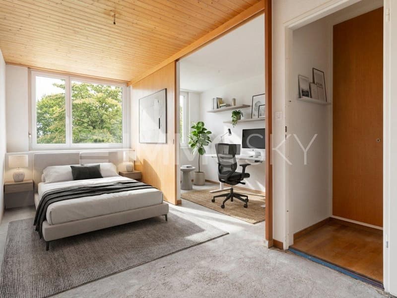 Virtuell eingerichtet - Schlafzimmer und Homeoffice?