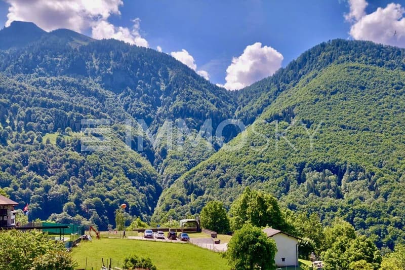 Splendida vista montagna