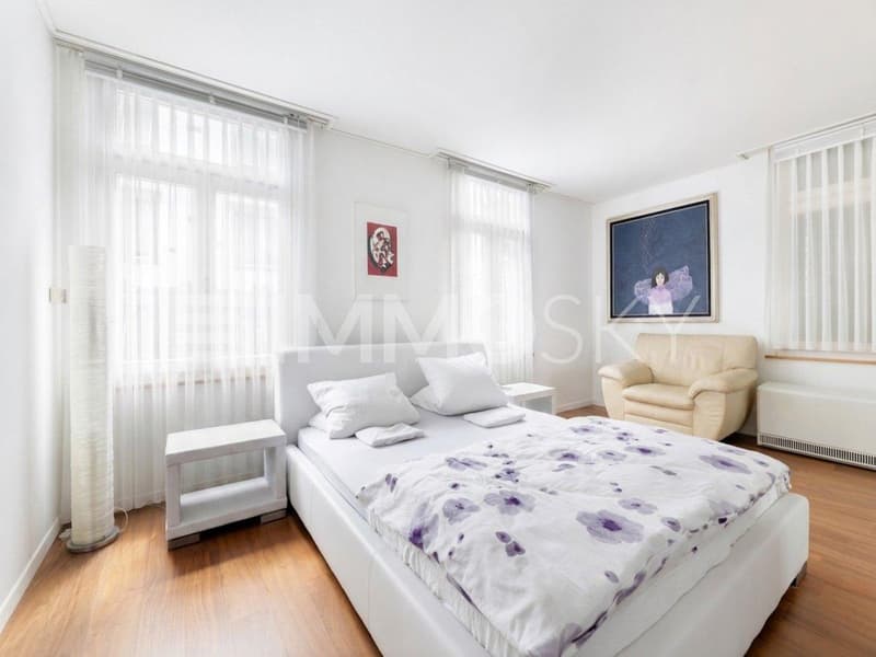 Gemütliches Schlafzimmer mit guter Raumaufteilung