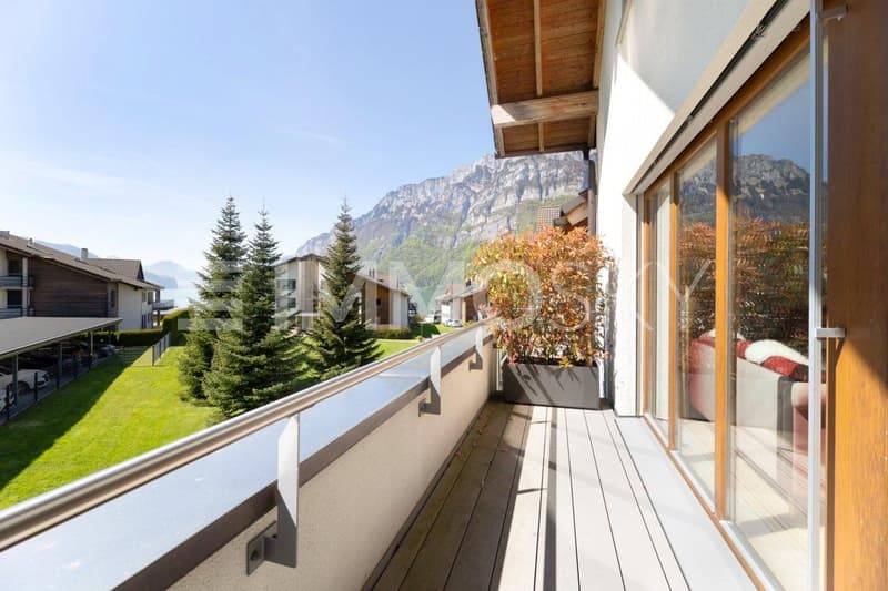 Balkon mit Aussicht und Lebensqualität