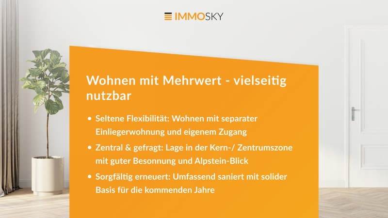 Wohnen mit Mehrwert