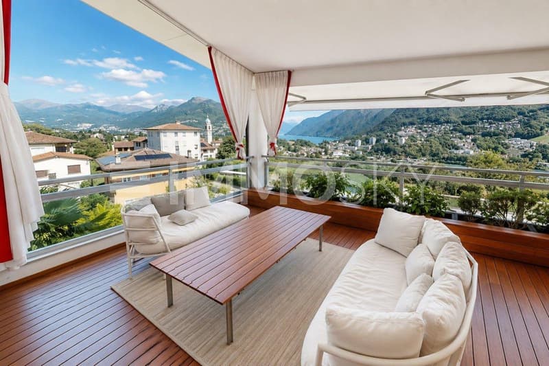 Terrazza coperta con cucina