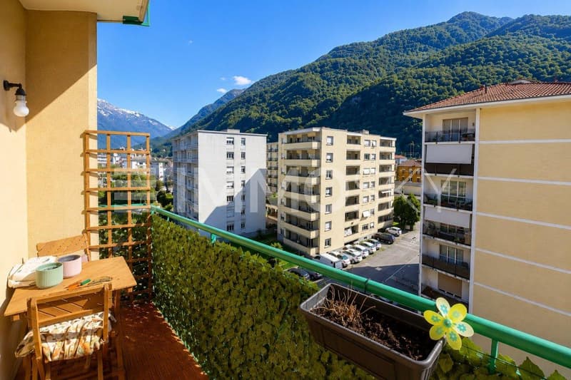 Balcone panoramico con vista aperta