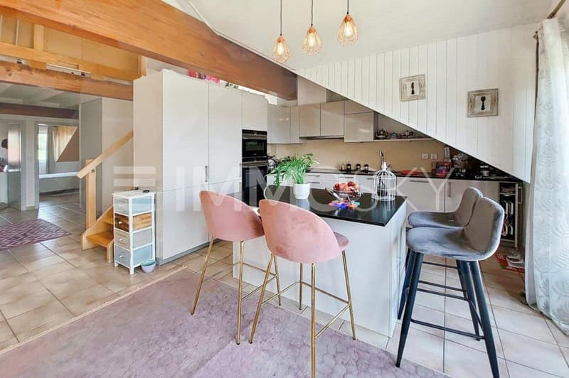 Espace cuisine moderne