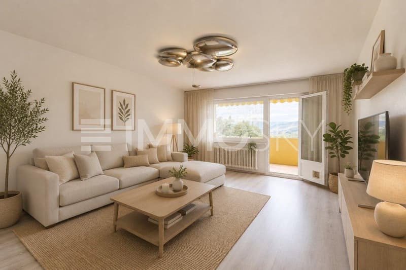 Pièce de vie - Home staging