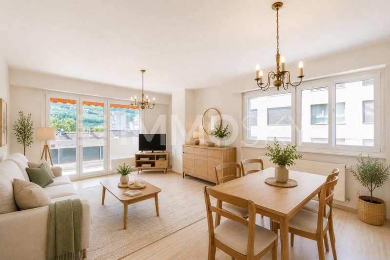 Belle pièce à vivre - Homestaging