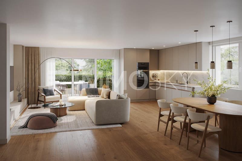 Stilvolle Küche mit modernem Design  der perfekte Ort für Genuss und geselliges Beisammensein