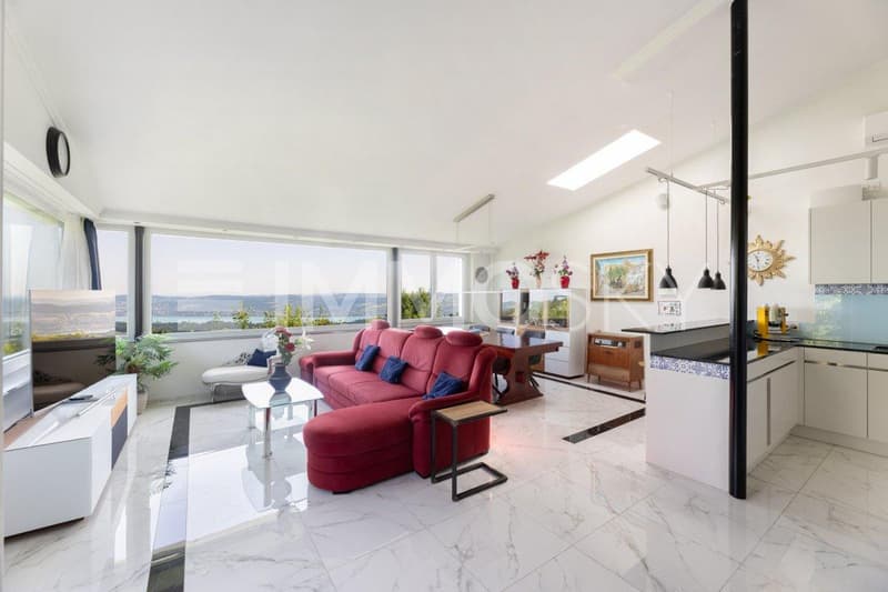 Haus B: Lounge mit Seesicht Elegantes Wohnen mit Aussicht