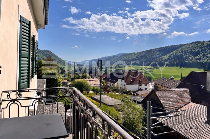 Magnifique vue depuis le balcon