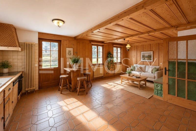 Séjour et cuisine - HomeStaging