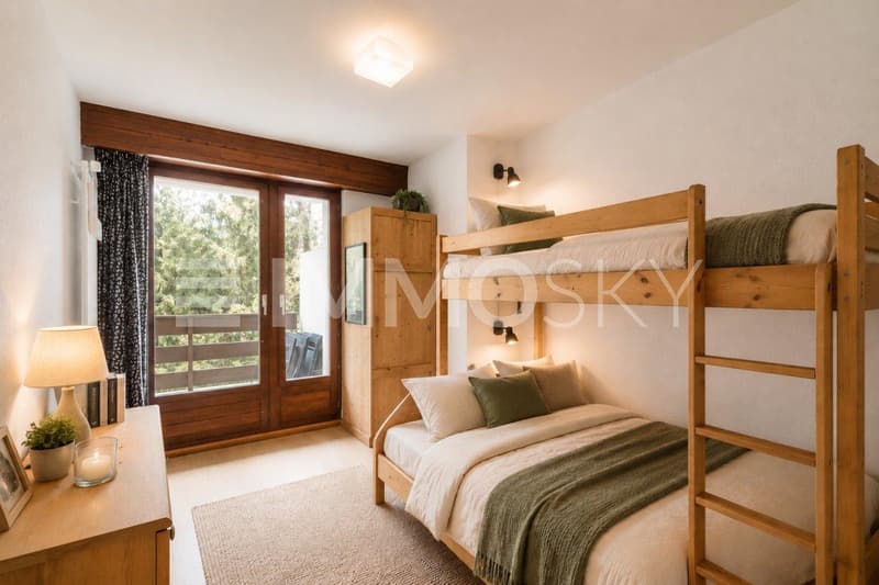 Chambre enfants spacieuse - Home Staging