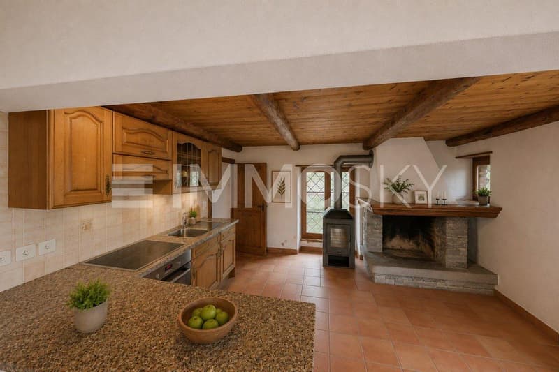 Cucina rustica e accogliente