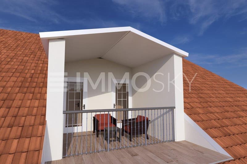 Balcon avec vue dégagée