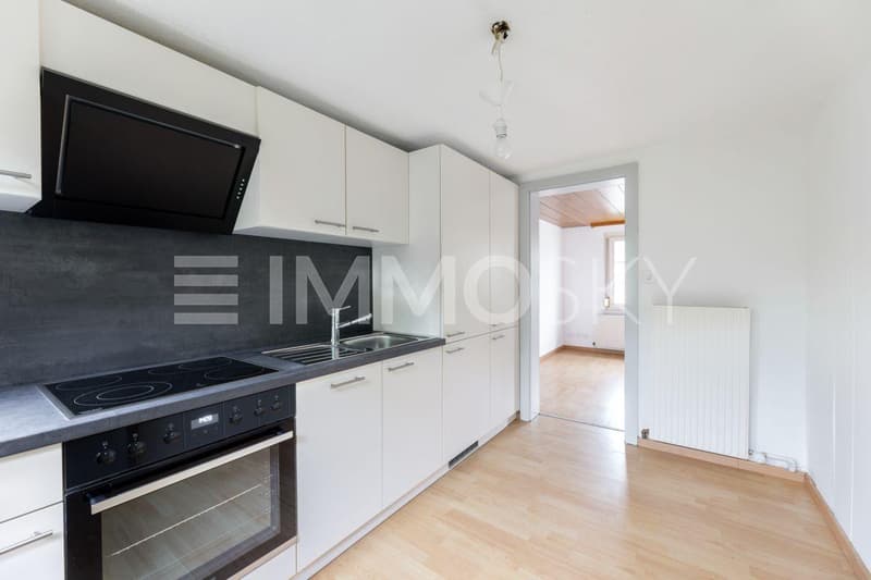 Küche der kürzlich renovierten Maisonette