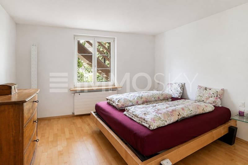 Kuschliges Schlafzimmer EG-Wohnung