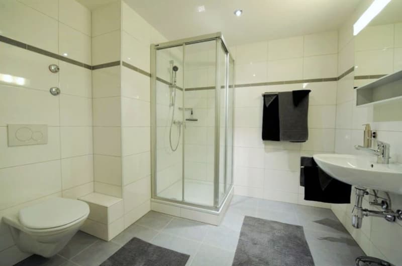 Badezimmer mit Dusche