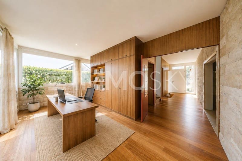 Espace bureau lumineux( ameublement Home Staging)