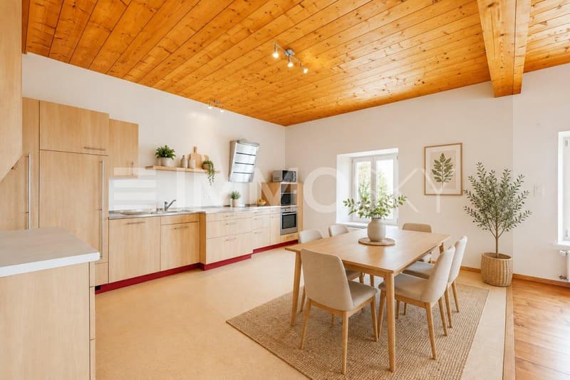 Espace cuisine (homestaging)