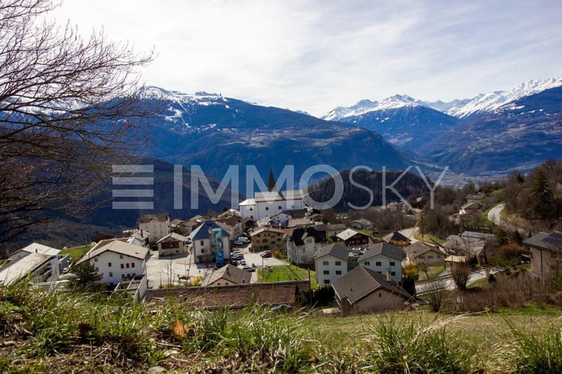 Belle vue sur le village