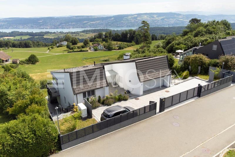 Exzellente Lage hoch über dem Zürichsee