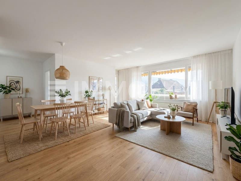 Séjour lumineux - Home staging