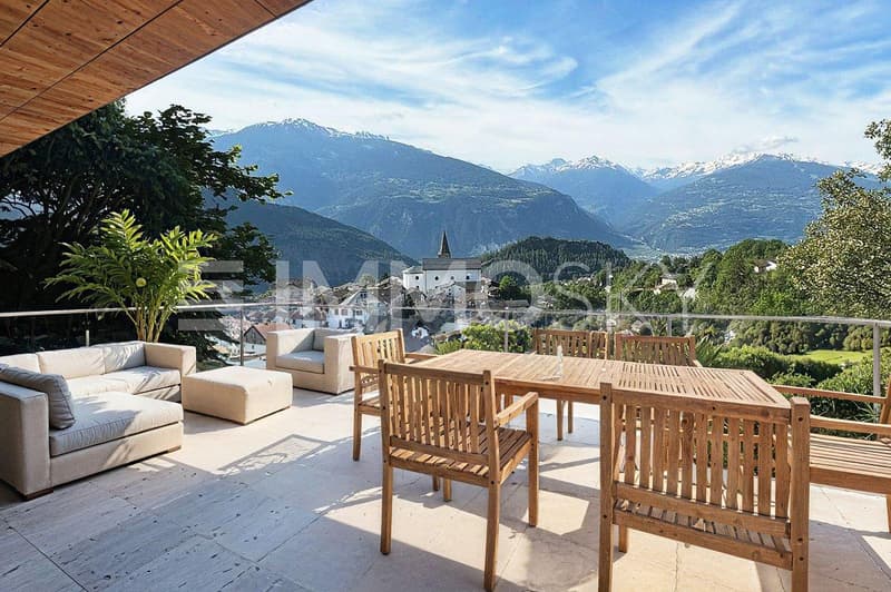Terrasse avec vue panoramique