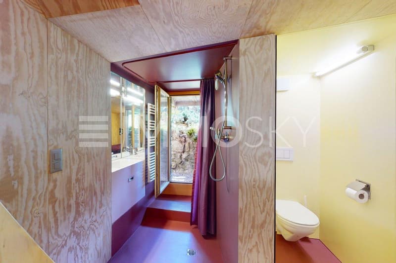 Espace douche et WC